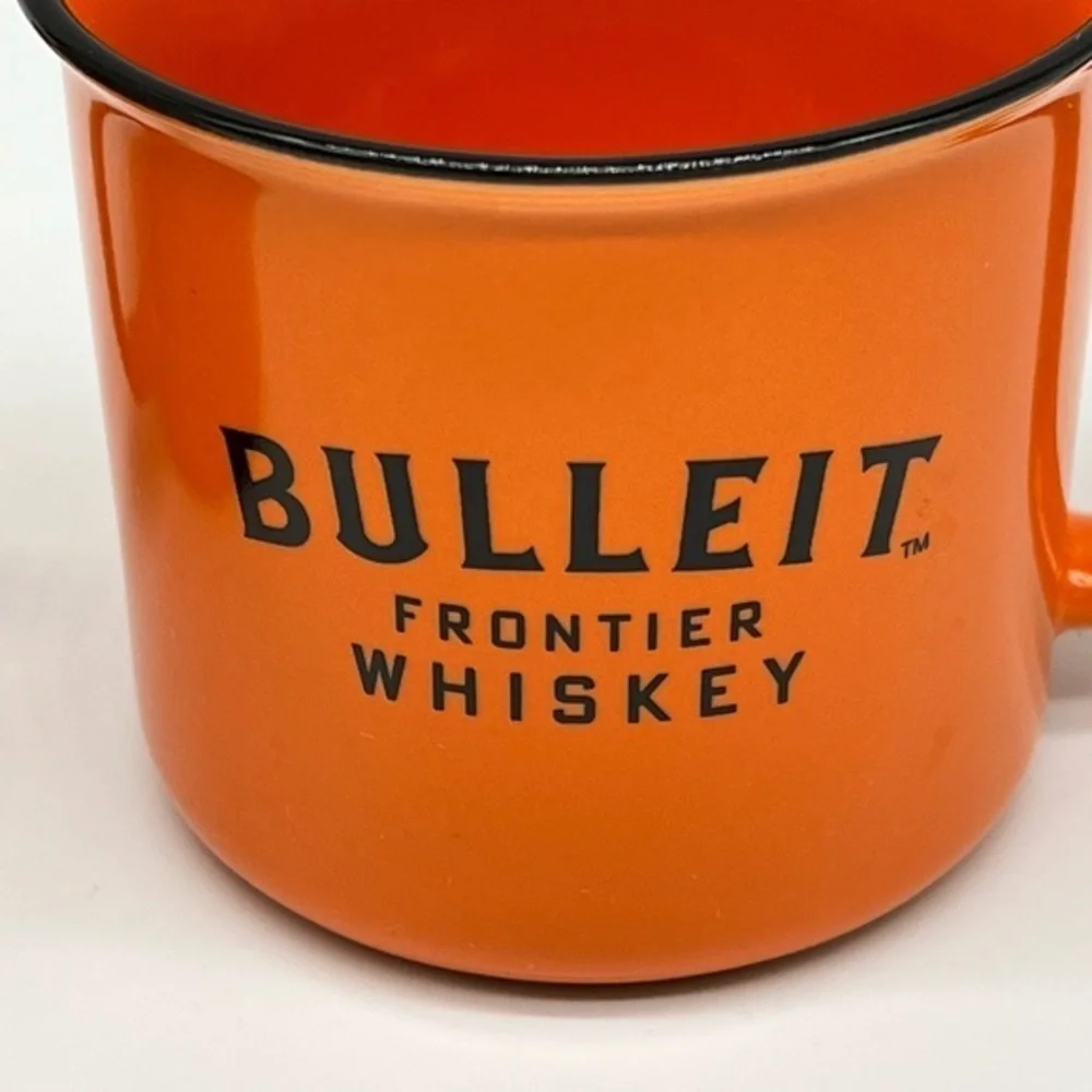 Bulleit Whiskey mugs NEW set of 2